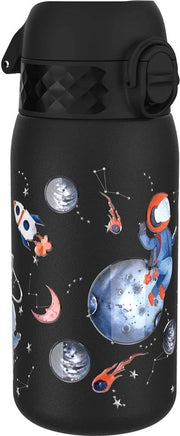 Ottimo Bicchiere Acqua per Bambini 350ml/12oz con Chiusura Ermetica e Maniglia Portatile Sicuro per Lavastoviglie Inox BPA Libero Facile da Pulire Senza Odori Design Spaziale