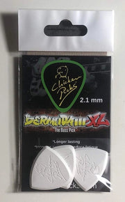 3 pezzi Bermuda III-XL 2.1mm plettate per chitarra duck grand.album quartin.orientation classica mix-B2pts ar
