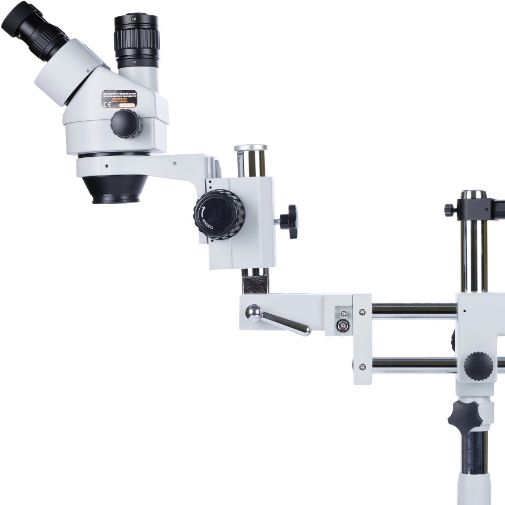Mikroscopio Stereoscopico Trinoculare Rosfix Jupiter Pro MSJP-T-SDMS1 – Testa Rotante 360° | Zoom 7x-45x