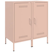 Credenze 2 pz | Madia | Buffet da pranzo | Armadio da pranzo Rosa 36x39x79 cm in Acciaio