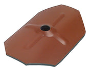 100pz rondella ottagonale acciaio interno rivestito con guarnizione mm 75x50 cod:ferx.56189