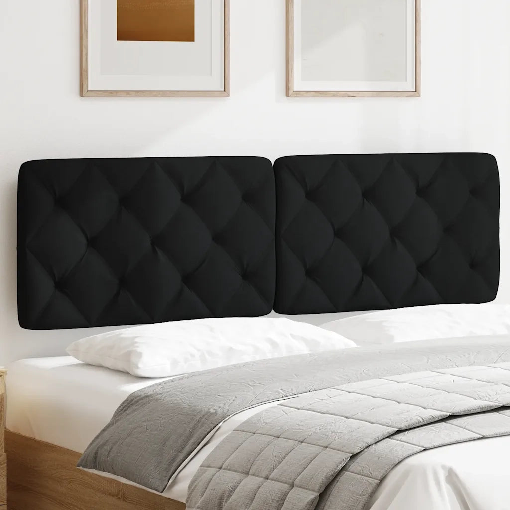 Cuscino Testiera Nero 160 cm in Tessuto 4019228