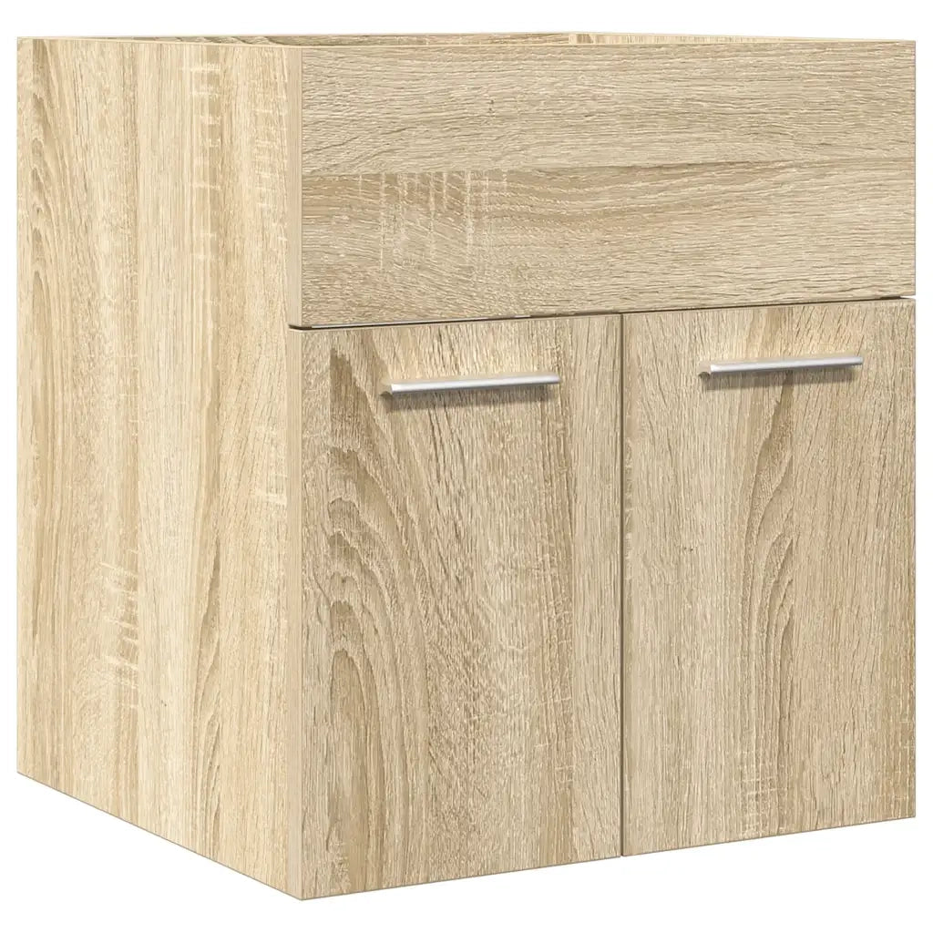 vidaXL Mobile Lavabo Bagno Rovere Sonoma 41x38,5x46 cm in Truciolato