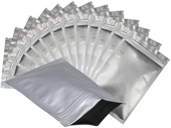 Sacchi ermetici 100 pezzi - Impermeabili - Resistenti al calore - Assorbono l'ossigeno - Per la conservazione degli alimenti - Riciclabili - 10 x 17,5 cm - Borse di stoccaggio