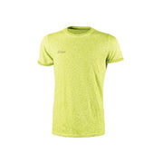 T-SHIRT FLUO MANICA CORTA- - tg.XXL - yellow - 100% cotone - 3 pezzi U-POWER