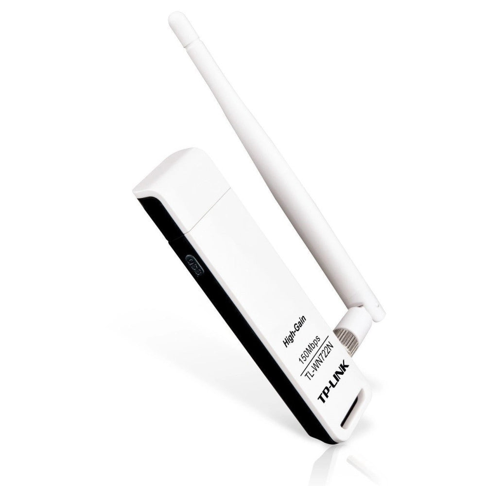 Trade Shop - Adattatore Usb Wireless N 150mbps, Antenna Esterna 4 Dbi Ad Alto Guadagno Wps -