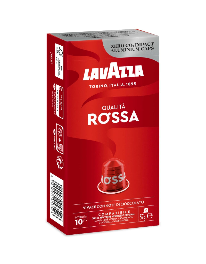 Lavazza Capsule Compatibili Nespresso Qualità Rossa, 10 Capsule