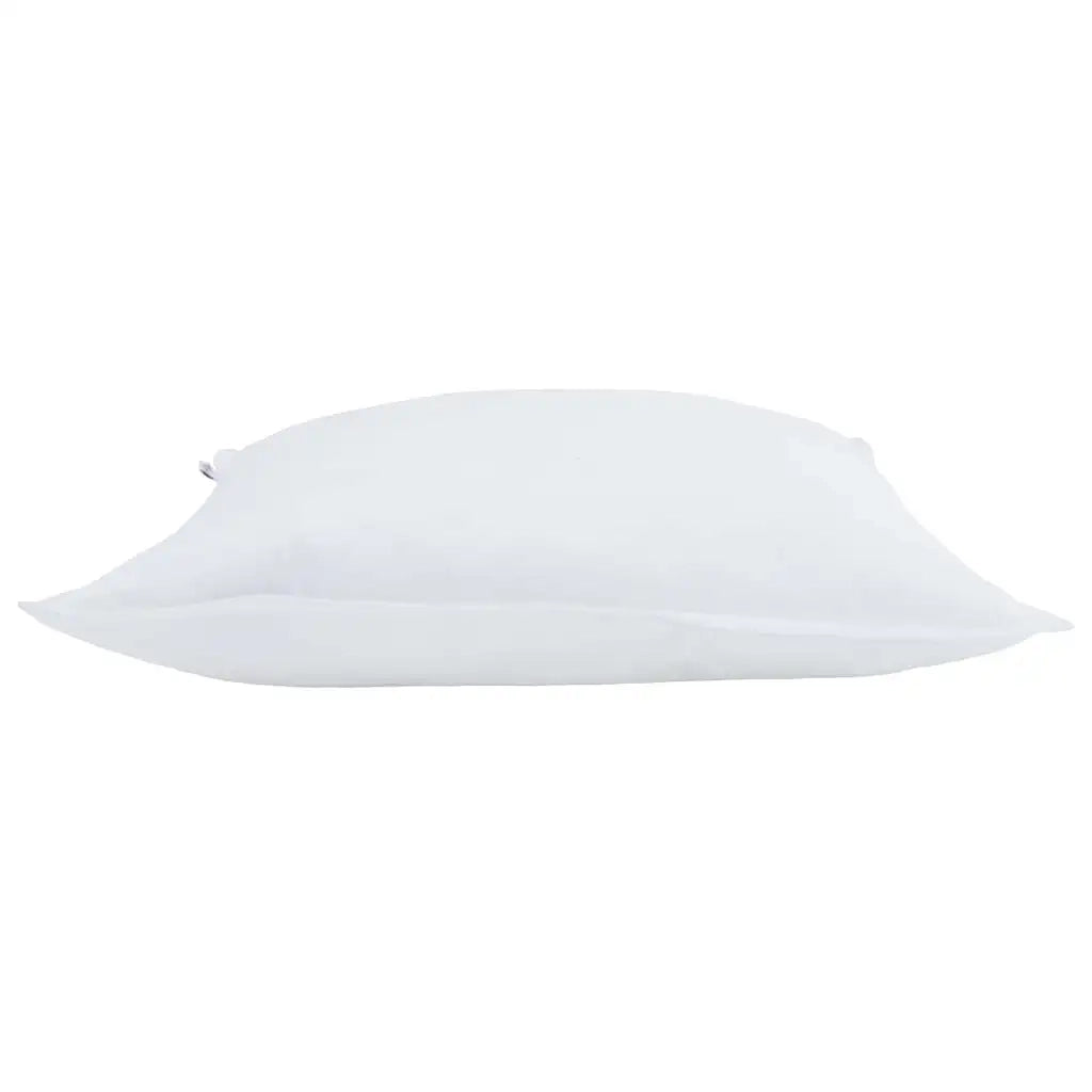 Cuscino con cuscino 2 pz Bianco 60 x 60 cm Piuma CFW3929899