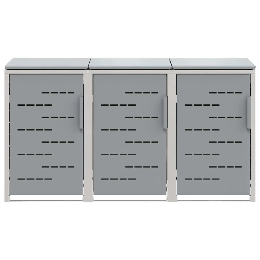 Stoccaggio contenitore a ruote Acciaio Inox Grigio 3422244