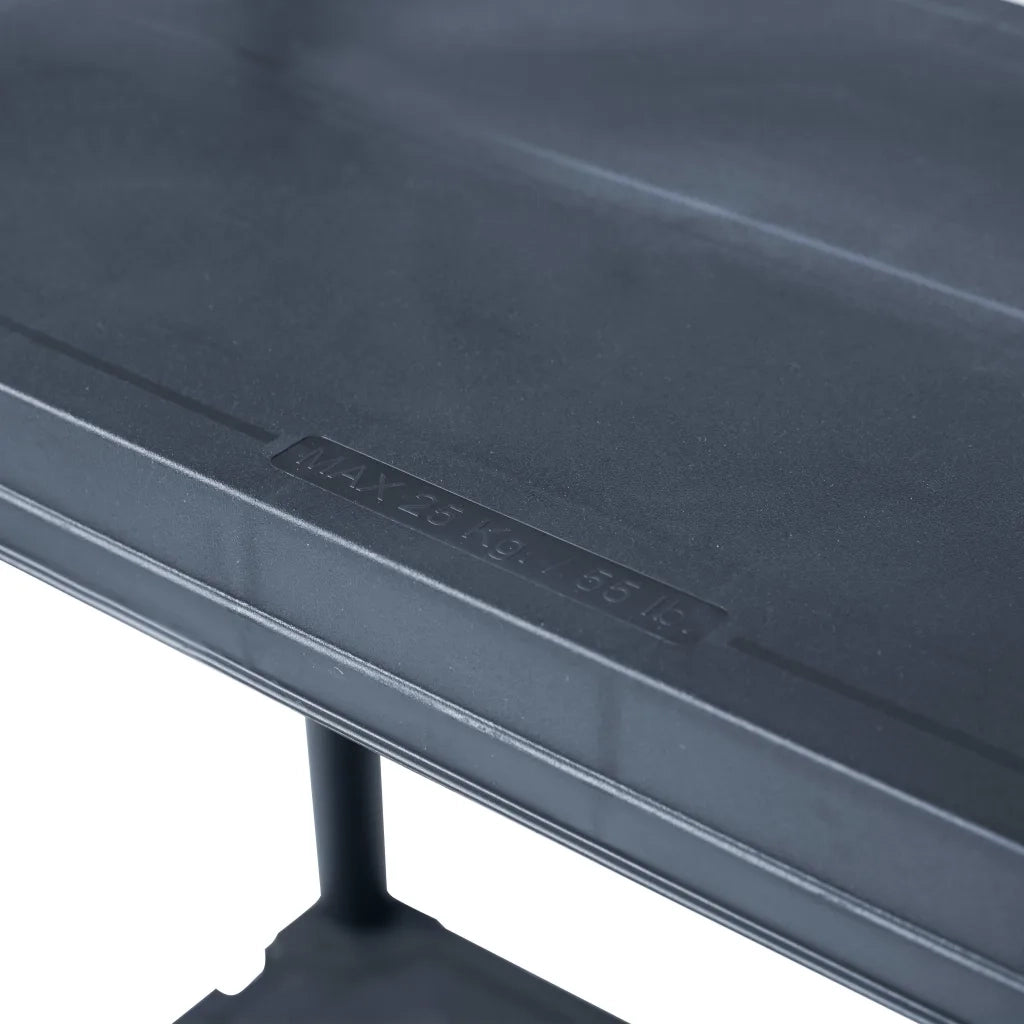 Scaffali 2 pz 60x30x138 cm Nero in Plastica CFW1565329
