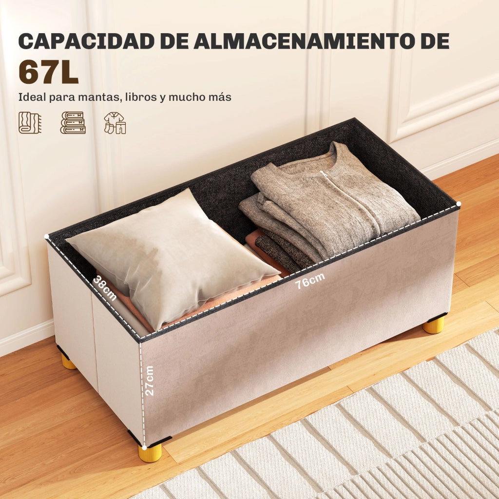Divano letto imbottito 2 posti ¨C zephmum ¨C rosa, velluto, 76x38x38 cm