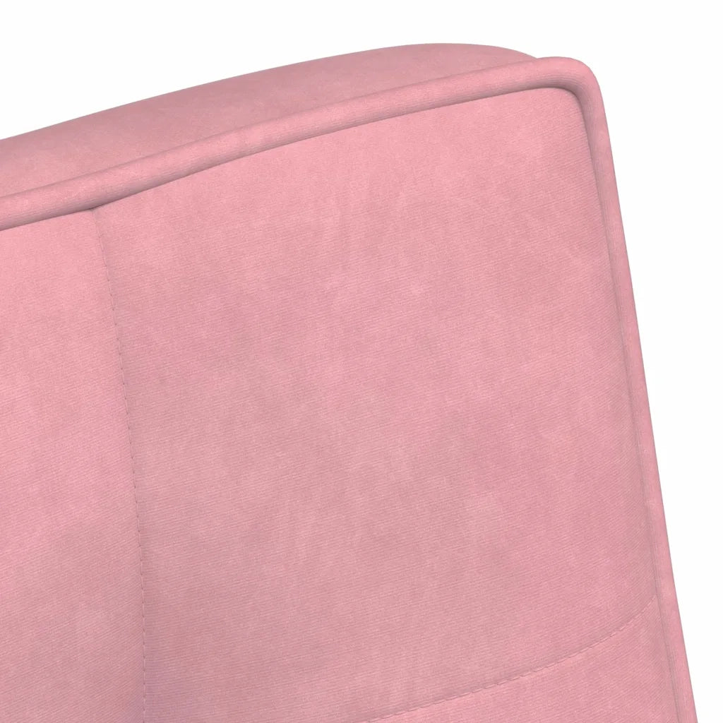 Panca Rosa 110x74x84 cm in Velluto CFW2778943