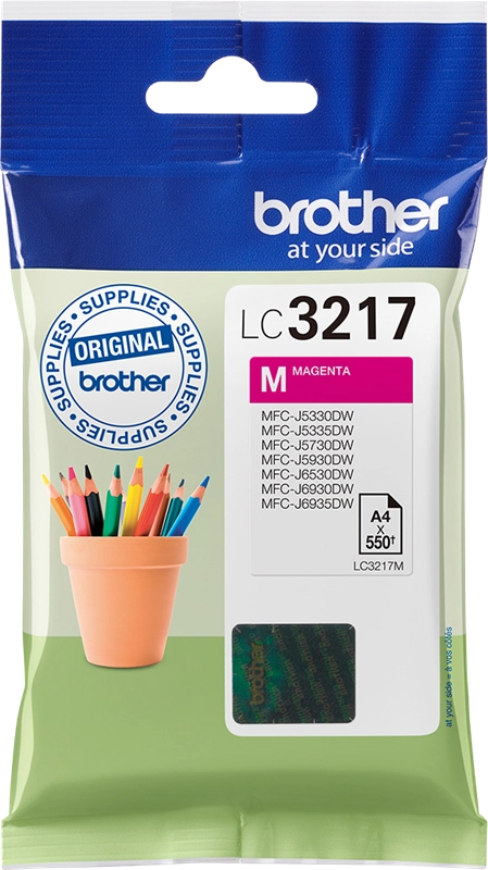 Brother LC3217M cartuccia d'inchiostro 1 pz Originale Magenta