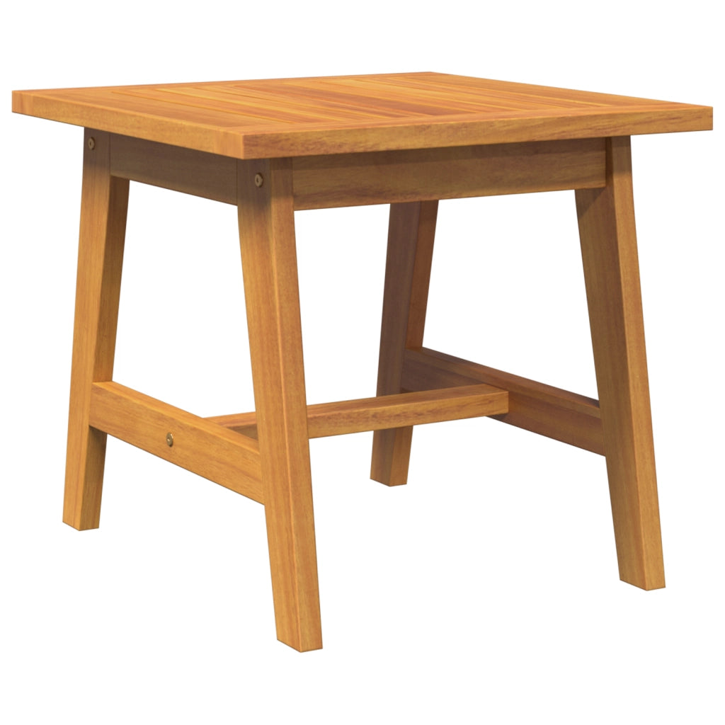 Tavolino  45x45x40 cm in legno massello di acacia