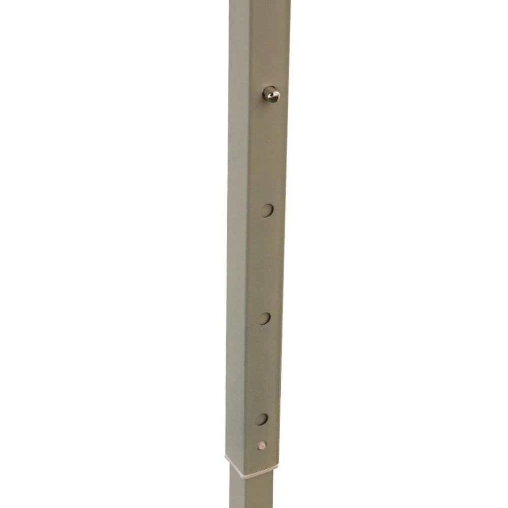 Gazebo Richiudibile Pieghevole 3x2m in Acciaio e PVC Impermeabile Bianco