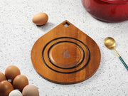 Pannenonderzetter in legno magnetico di bambù - Resistente al calore e duraturo