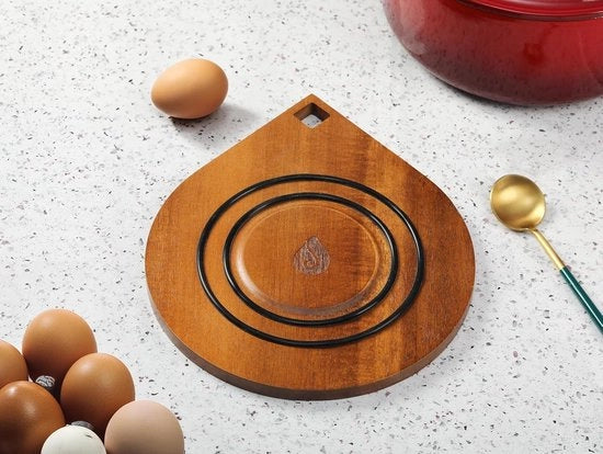 Pannenonderzetter in legno magnetico di bambù - Resistente al calore e duraturo