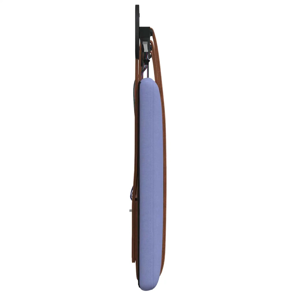 Testiera sospesa Con luce LED Blu jeans PU Antico 3424025