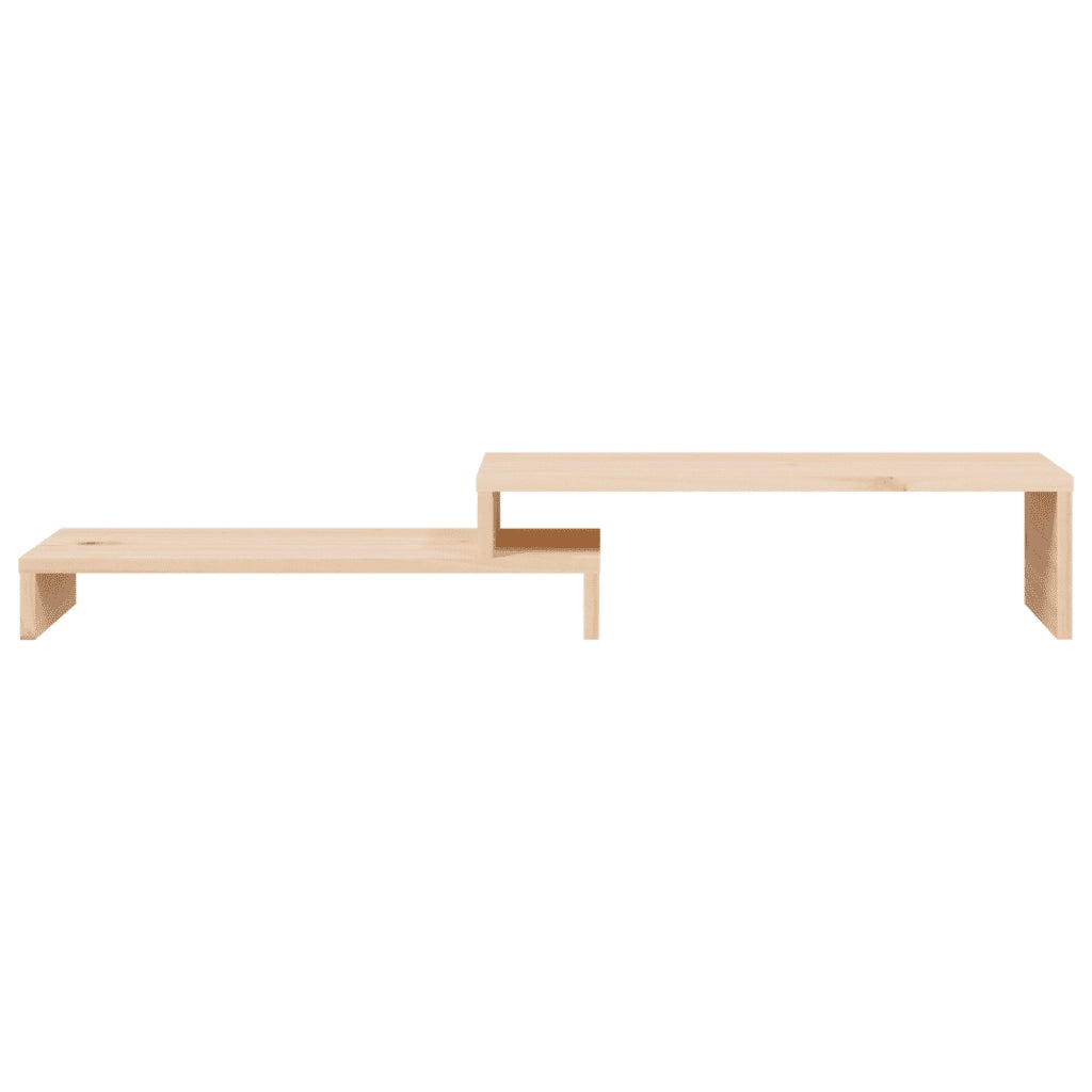 Supporto per Monitor (52-101)x22x14 cm Legno Massello di Pino cod mxl 69486
