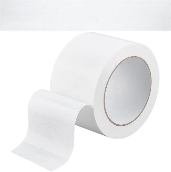 Nastro di riparazione in tessuto bianco da 20m x 70mm per fissaggio tubi - nastro di cucito impermeabile per artigianato