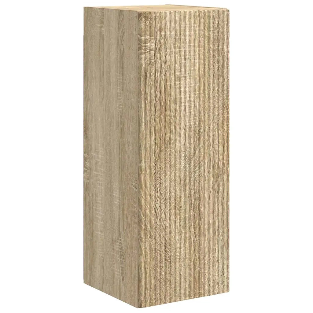 Mobile TV da parete 2 pz-Set di 2 Mobile TV a Muro-Credenza TV Sonoma 30 x 31 x 80 cm