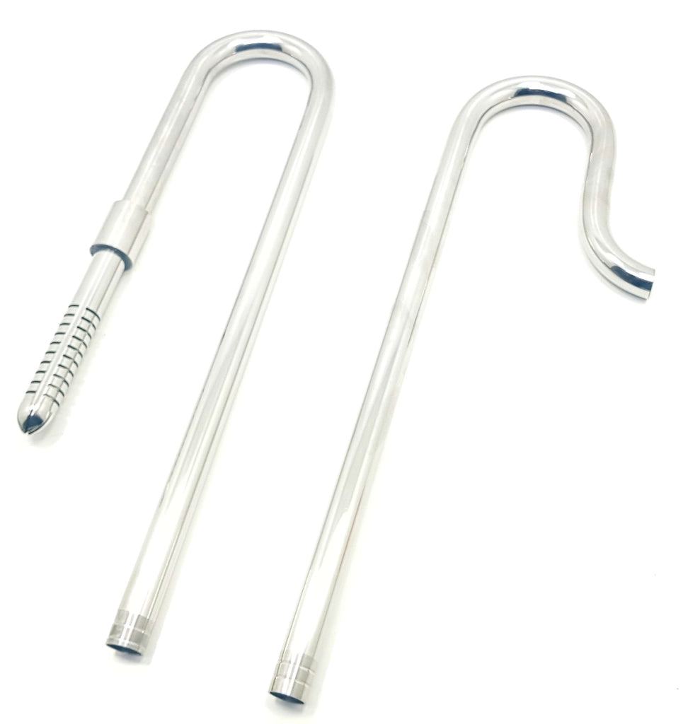 Whimar Stainless In-Out Maintenance Set 16/22 - Set di mandata e aspirazione in acciaio inox per tubi 16/22