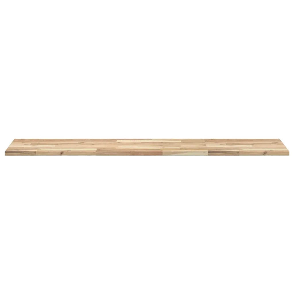 vidaXL Piano da Bagno Non Trattato 120x40x2cm Legno Massello di Acacia