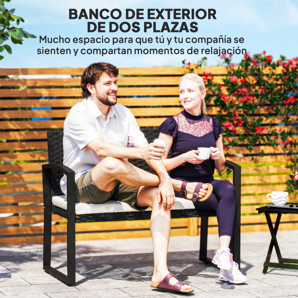 Sedia da pranzo con schienale in rattan sintetico ¨C zephmum ¨C grigio 103x58x78 cm