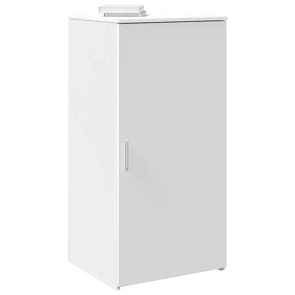 Mobile Portaoggetti Bianco 50x45x103,5 cm in Legno Multistrato 859042