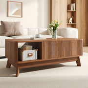 Tavolino da Salotto con Alzata, Vano Laterale, MDF, Design Moderno ¨C Xylo
