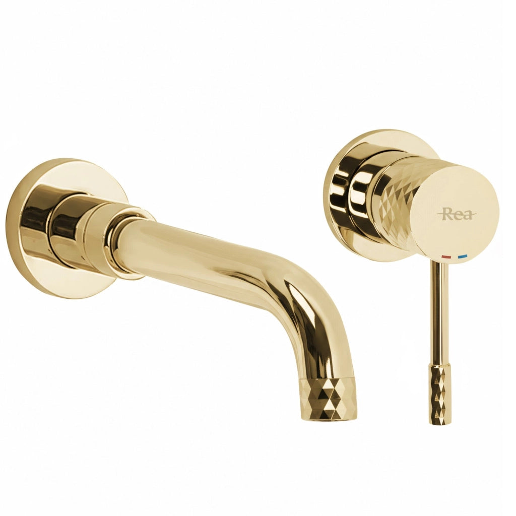 Rubinetto Da Incasso Rea Lungo Diamond Gold + Box