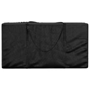 Borsa Porta Cuscini da Giardino Nera 150x75x75 cm Polietilene CFW5690631
