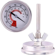 Termometro per griglia in acciaio inossidabile - Monitora la temperatura con intervallo di 75 ℃ - 300 ℃ per barbecue all'aperto e campeggio.
