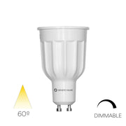 Lampadina LED Dicroica Dimmabile GU10 12W Fascio 60º 3000K Bianco - Retrofit Alta Efficienza con Tecnologia TRIAC per Illuminazione Interni