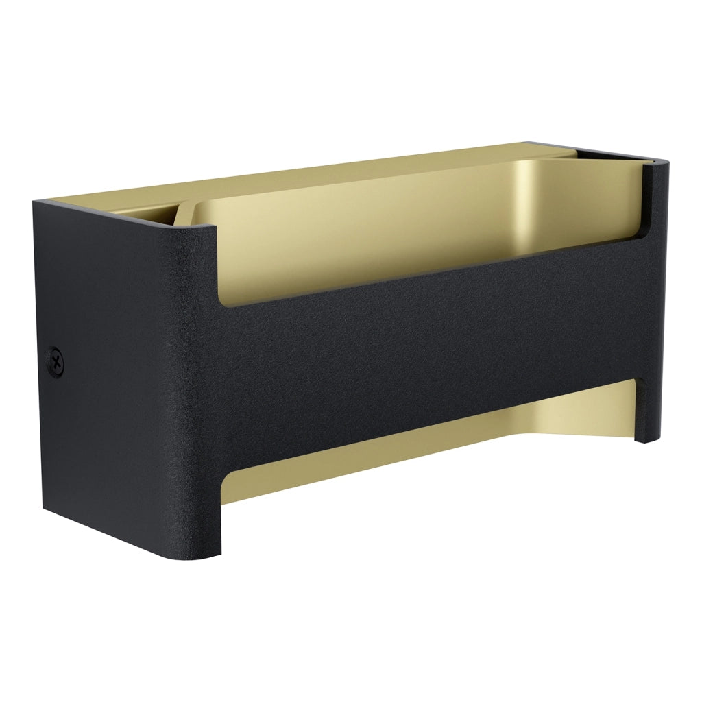 Applique Moderna Feloniche Alluminio Nero Luce Led Integrato 10W
