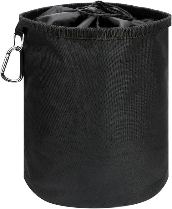 Organizzatore di stuzzicadenti grande - organizzatore per spazzole e pennelli - borsa per la conservazione di prodotti per la cura della pelle - poliestere - nero - impermeabile