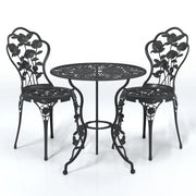 Set da bistrot da giardino in alluminio pressofuso nero da 3 pezzi mobili da esterno per patio 02_0013513