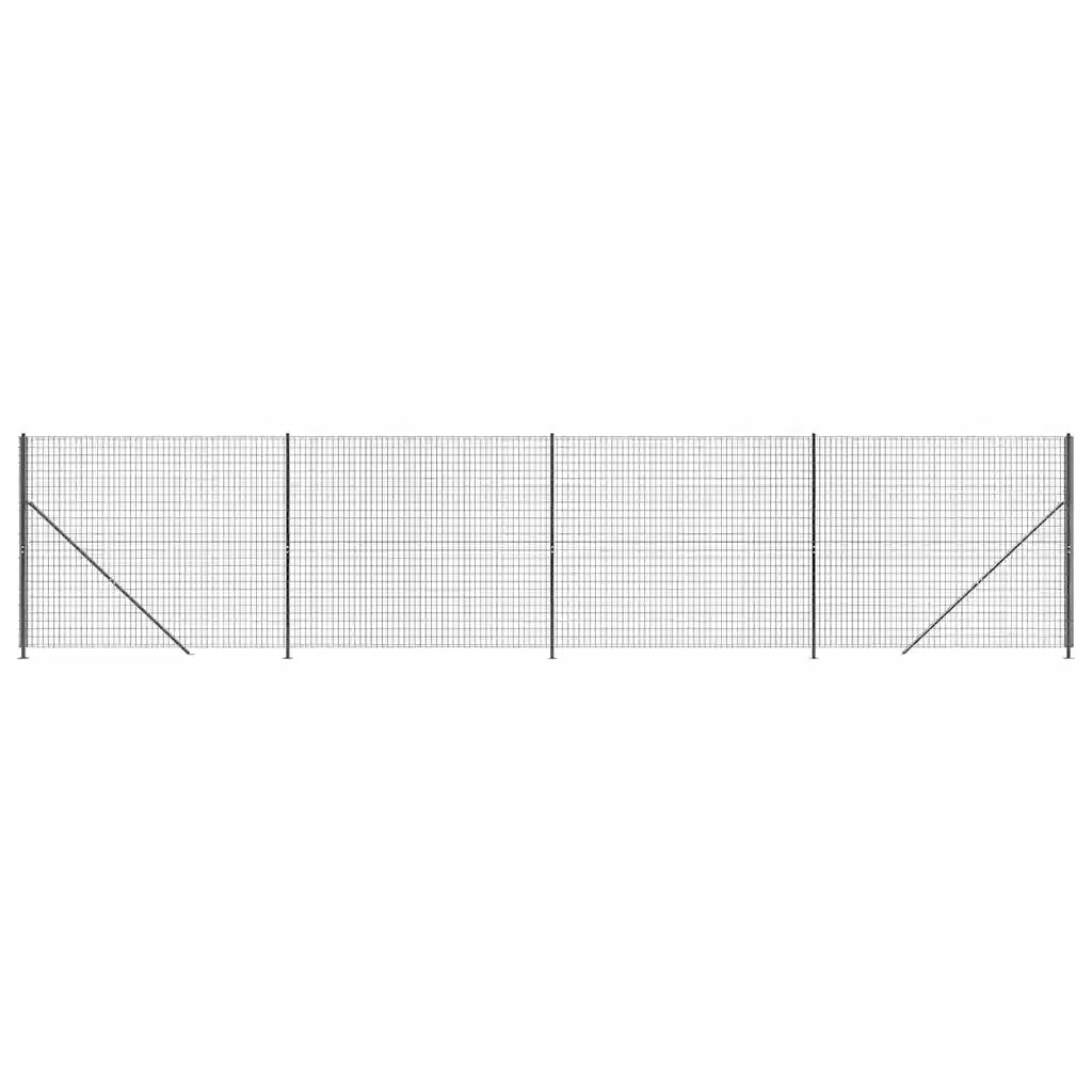 Recinzione Metallica con Flangia Antracite 2,2x10 m 154295