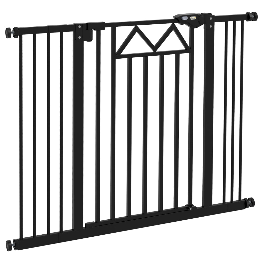 Barriera per Animali Domestici ¨C zephmum ¨C 74-100x76 cm Nero