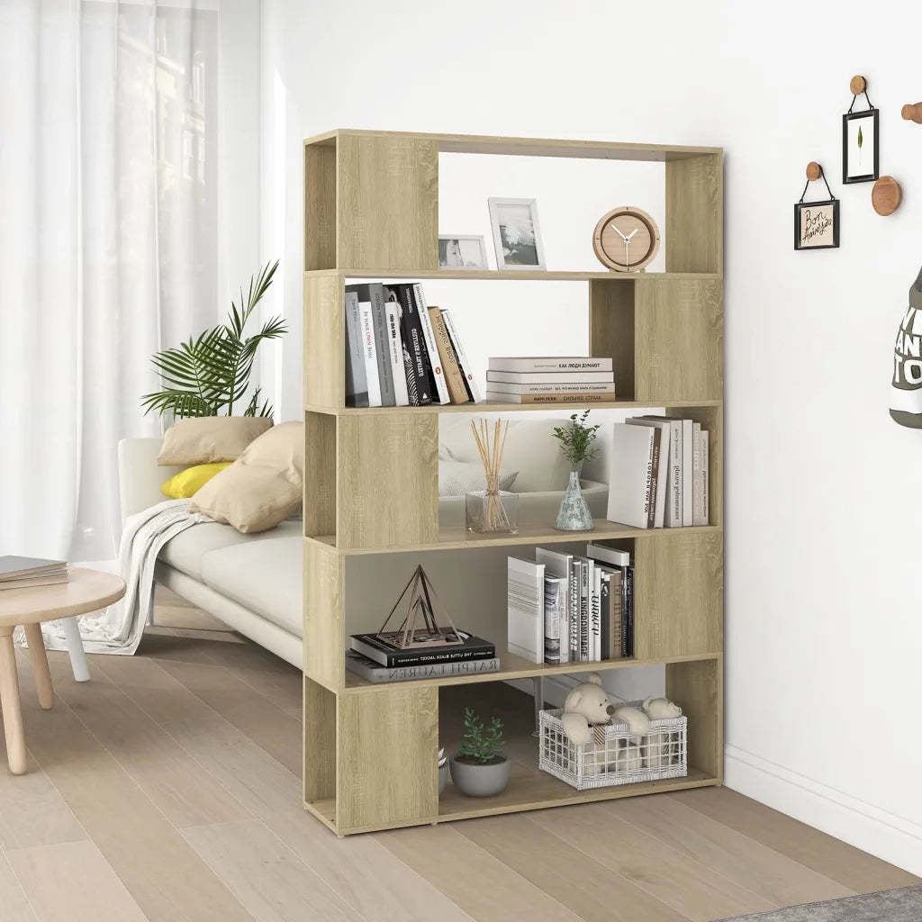 Libreria/Divisorio Rovere Sonoma 100x24x155 cm in Truciolato 809200