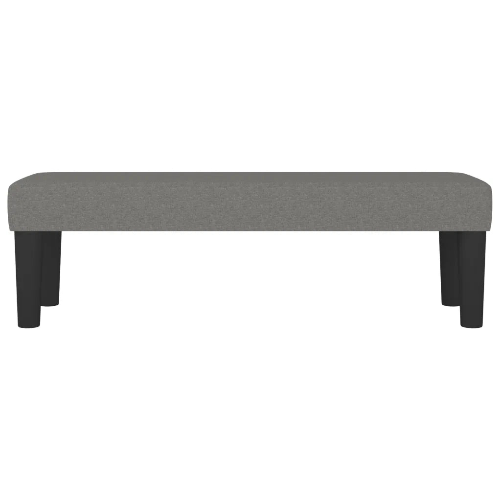 Panca Grigio Scuro 100x30x30 cm in Tessuto CFW1151603