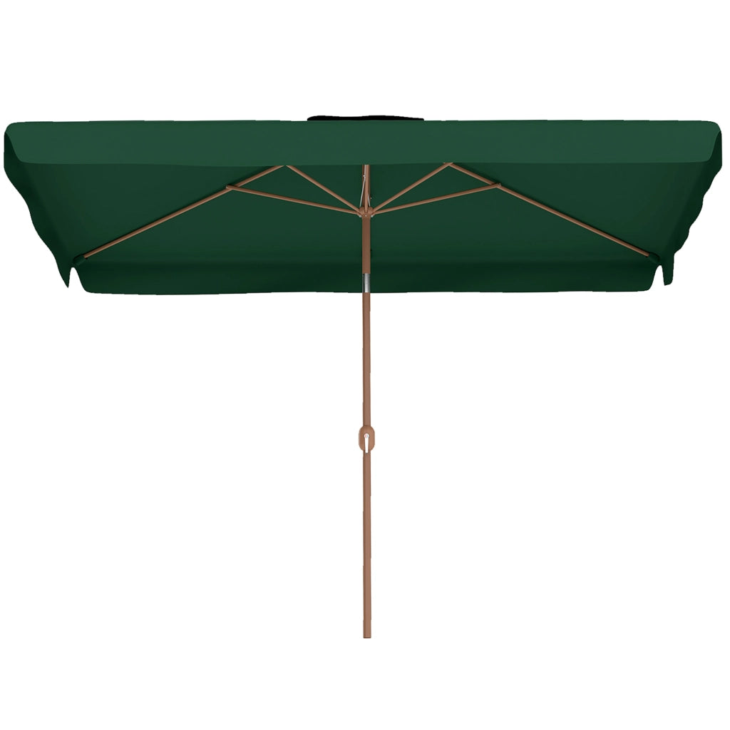 Ombrellone da Giardino 2x3 m ¨C zephmum ¨C Verde Inclinabile Anti UV
