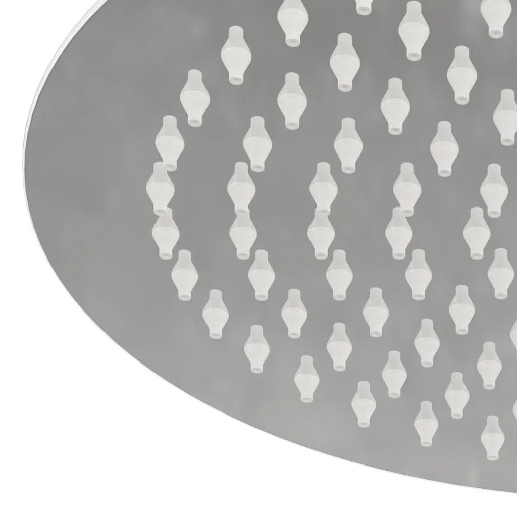 Testa Doccia a Pioggia in Acciaio Inox 304 25 cm Rotonda 4103893
