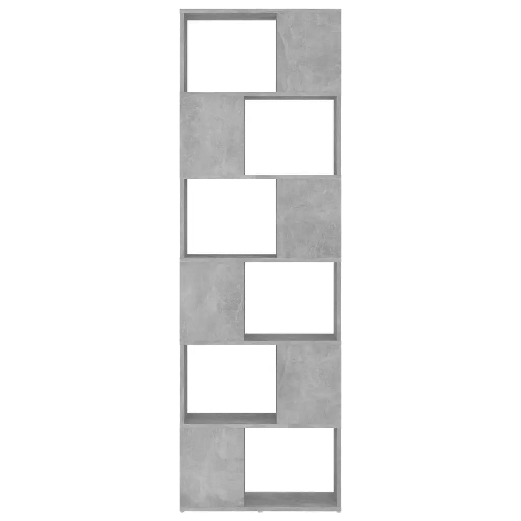 Libreria/Divisorio Grigio Cemento 60x24x186 cm in Truciolato 809102