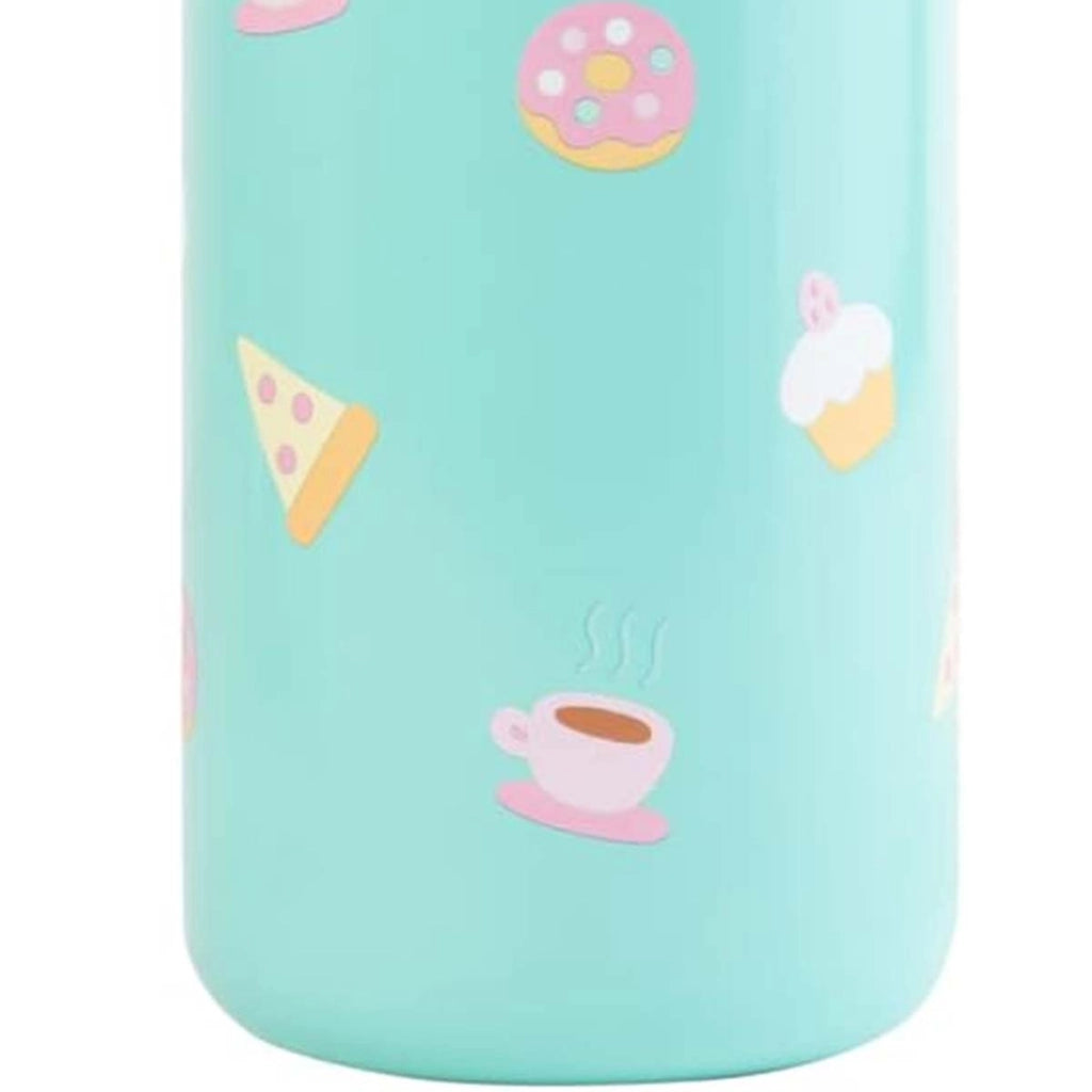 Bottiglia isolata a doppia parete da 500 ml della Foodie Collection Turchese Pusheen