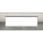 Living Light - Placca 7P Acciaio spazzolato - LNA4807ACS