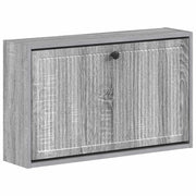 Mobiletto per Scarpe da Muro EDE 71 x 17 x 43 cm Sonoma grigio 895971