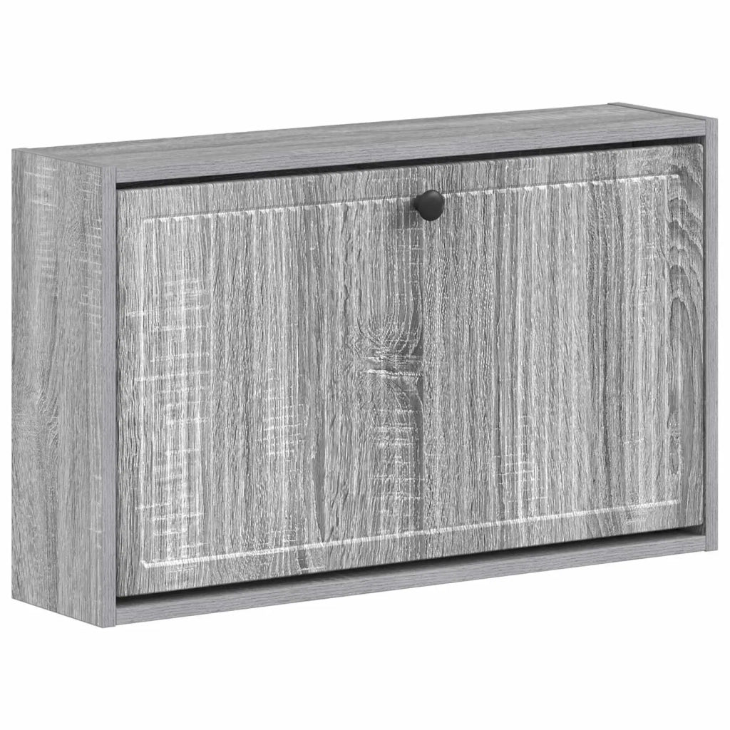 Mobiletto per Scarpe da Muro EDE 71 x 17 x 43 cm Sonoma grigio 895971