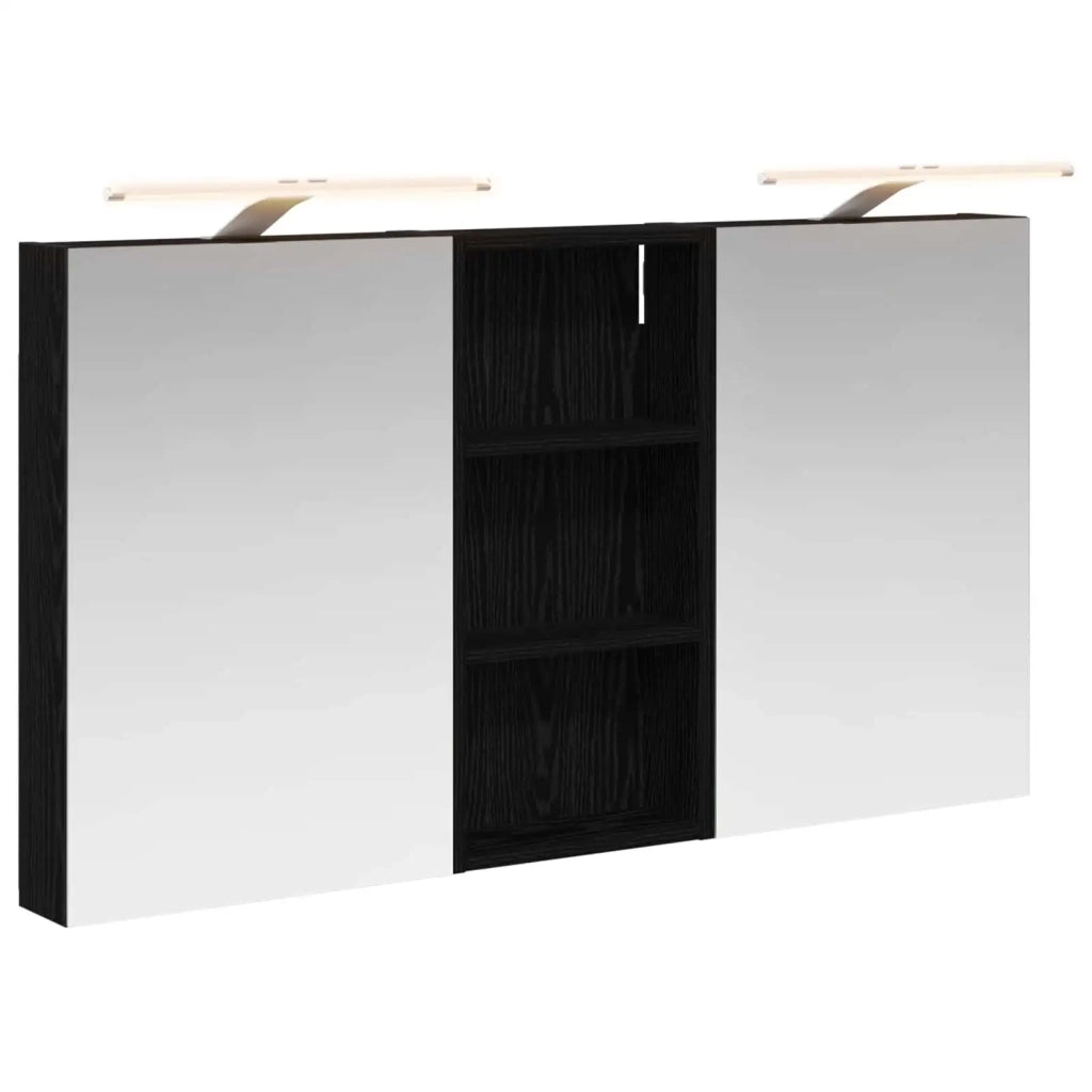 Set di Armadi da Bagno con porta 3 pcs 110 x 10,5 x 60,5 cm
