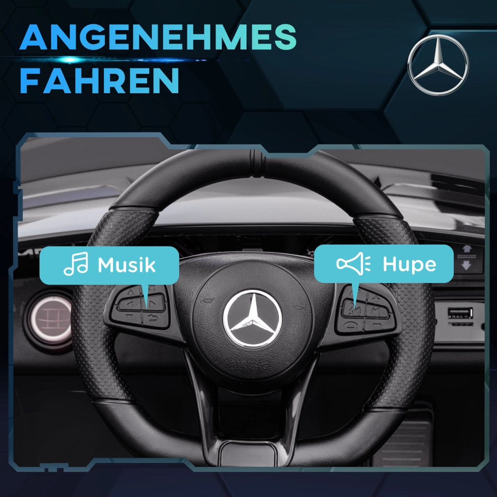 Auto elettrica per bambini Mercedes ¨C zephmum ¨C Nero